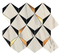 DIAMONDS BIANCO-BLACK 35.8X32.9